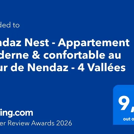 Nest - Moderne & Confortable Au Coeur De - 4 Vallees Apartment *